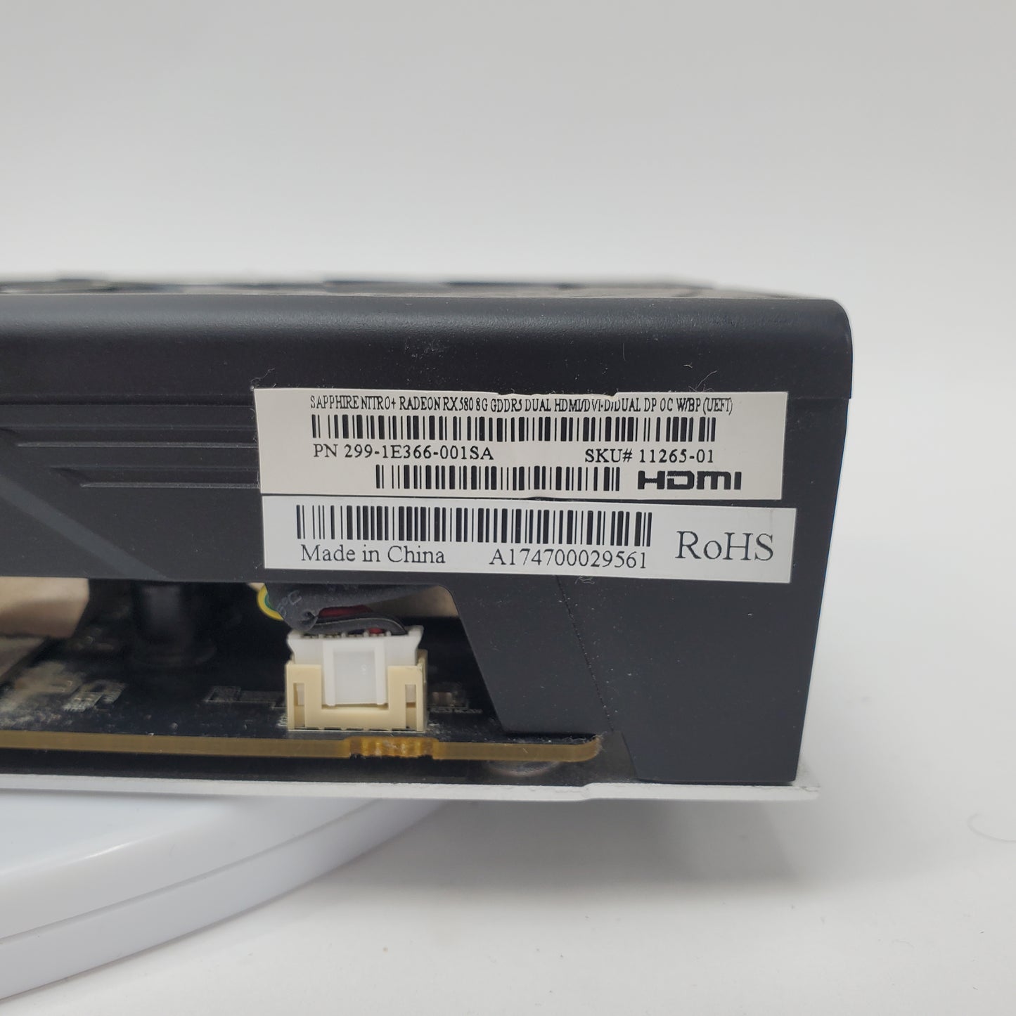 Sapphire AMD Radeon RX 580 8GB GDDR5 Graphics Card 299-1E366-001SA