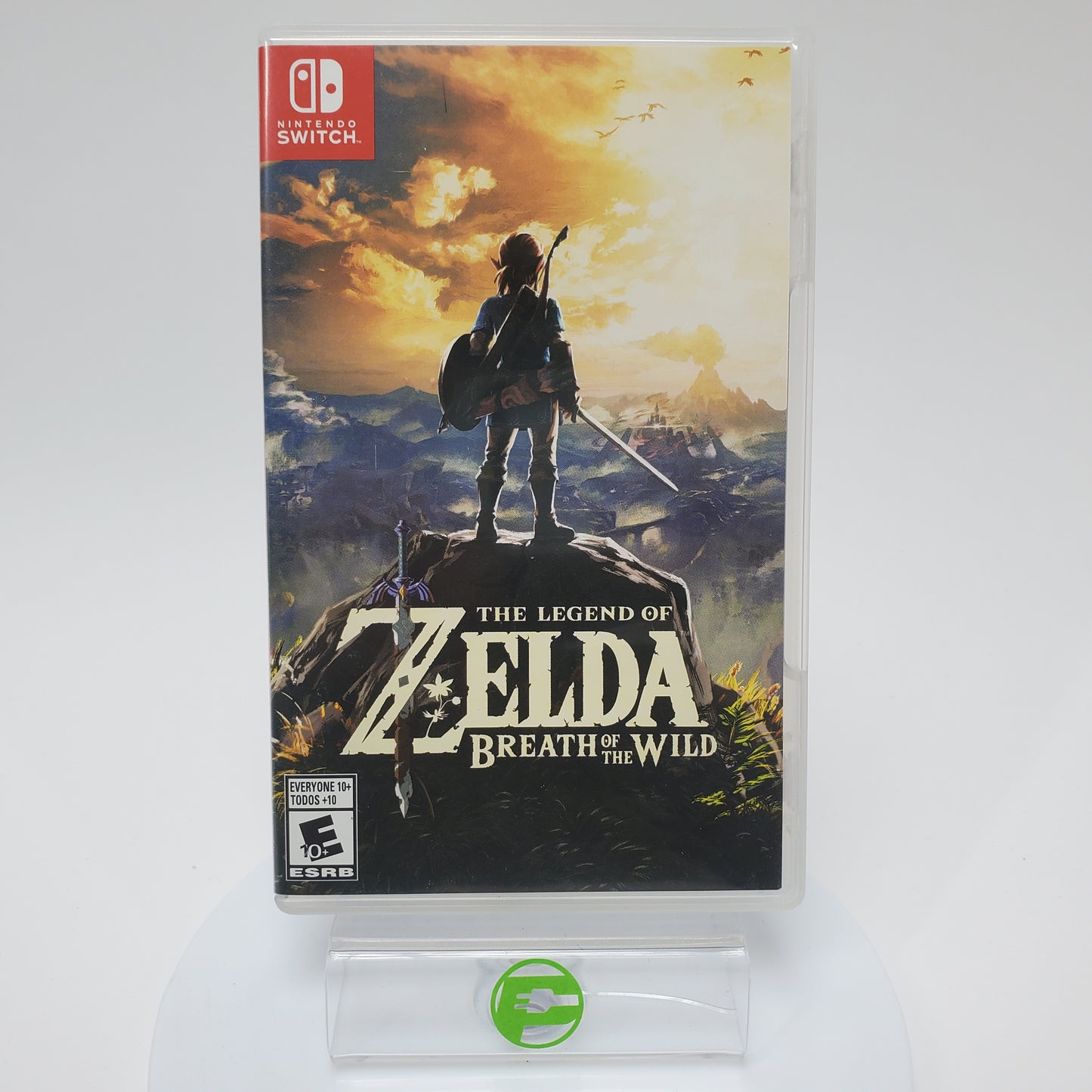 Zelda Breath of the Wild (Nintendo Switch, 2017) with Switch Carrying Case