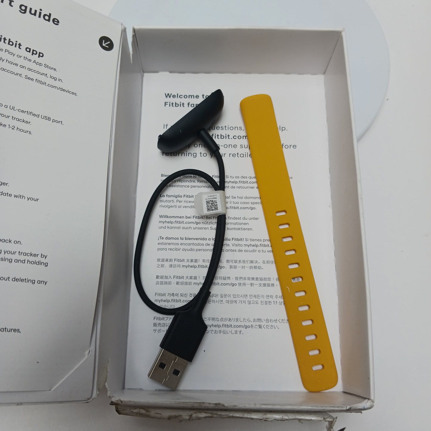 Fitbit Inspire 3 18.6 Activity Tracker Smartwatch Morning Glow FB424BKYW-US