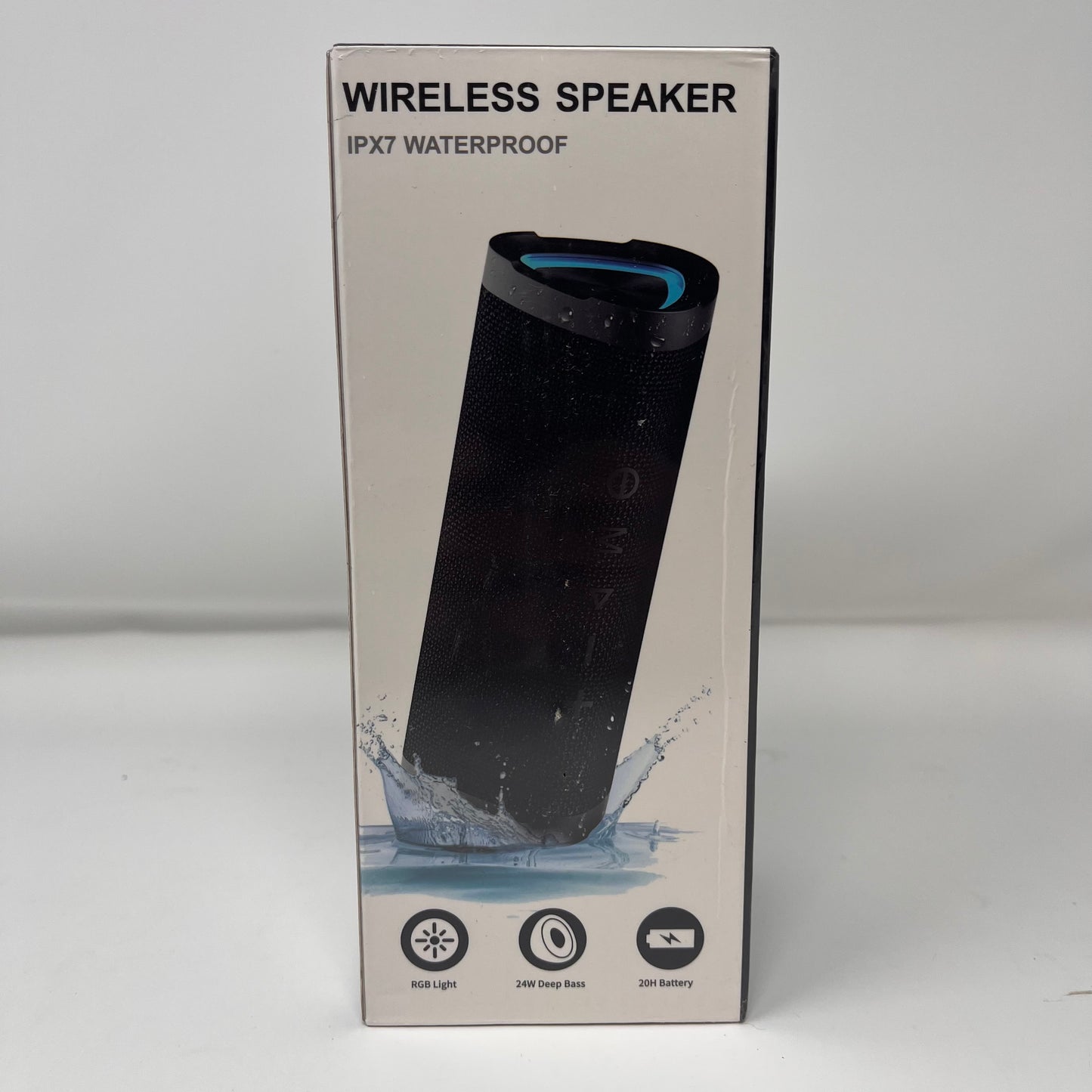 New Vanzon IPX7 Bluetooth Speaker Black V40