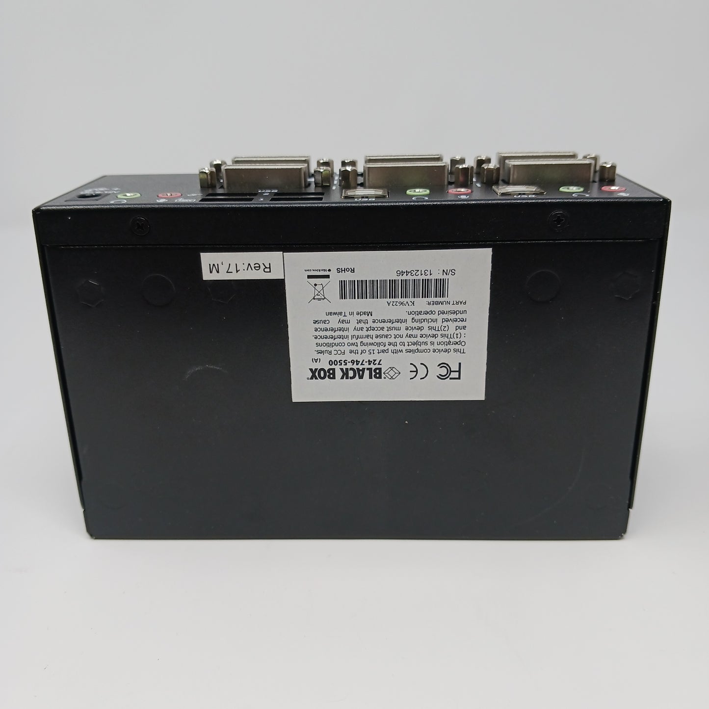 ServSwitch DT Series 2 And 4 Port Black Box KV9622A Desktop KVM Switch