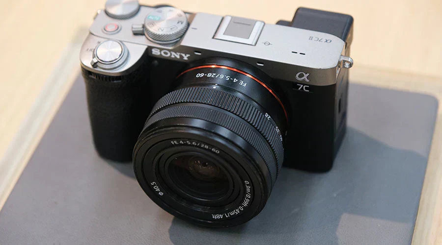 Mirrorless digital camera displayed in store at PayMore Alafaya