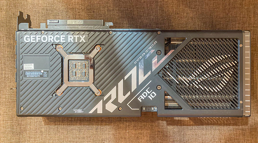 High-performance graphics card displayed in store at PayMore Alafaya