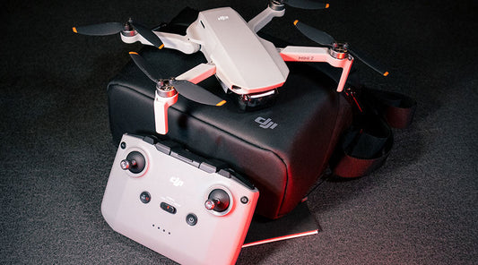 DJI drone displayed in store at PayMore Alafaya