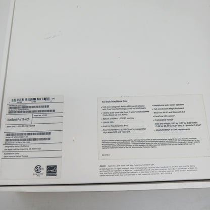 2020 Apple MacBook Pro 13.3" i5 1.4GHz 8GB RAM 256GB SSD Silver A2289