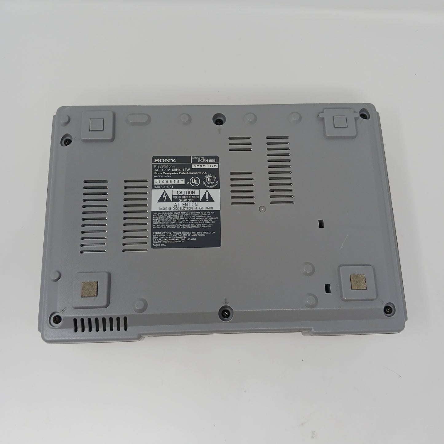Sony PlayStation 1 PS1 Gray Console Gaming System SCPH-5501