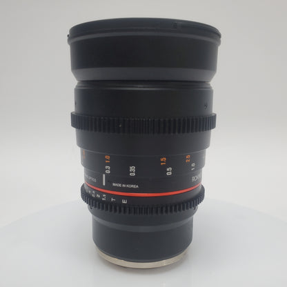 Rokinon 24mm T1.5 Cine DS ED AS IF UMC II Cine-Style Prime Lens Canon EF Mount