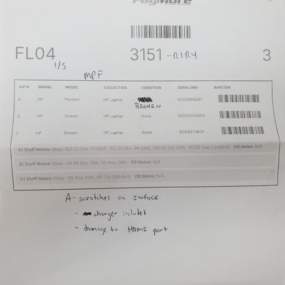 HP Pavilion 15Z-CW100 15.6" Ryzen 5 3500U 2.1GHz 14GB RAM 256GB SSD Radeon Vega 