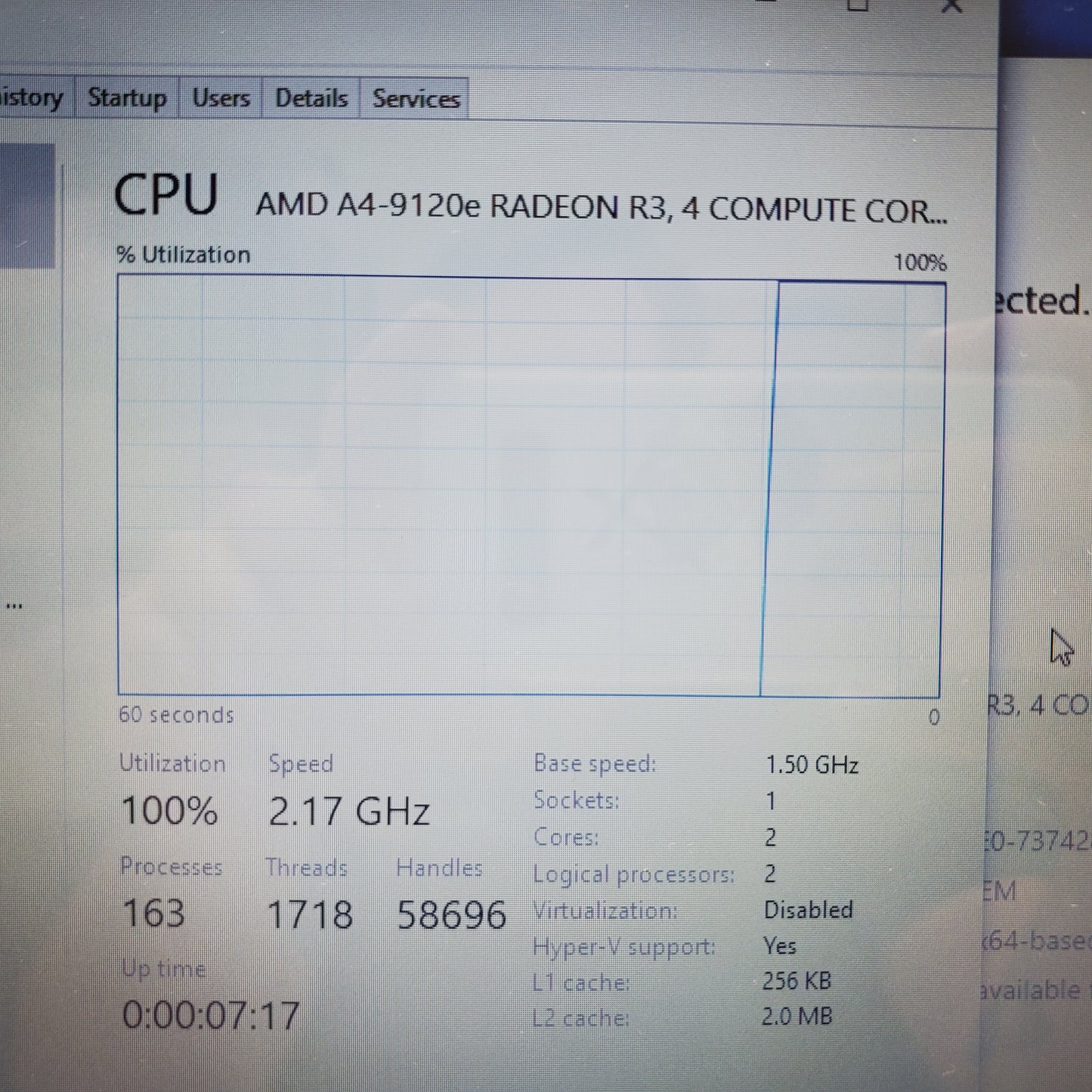 HP Stream 14-DS0040NR 14" AMD A4-9120e Radeon R3.4 1.5GHz 4GB RAM 32GB SSD AMD Radeon R3 Graphics 