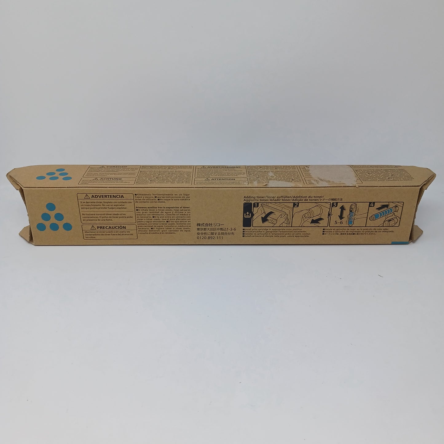 New Genuine Ricoh Savin Lanier IM C400 Cyan Print Cartridge