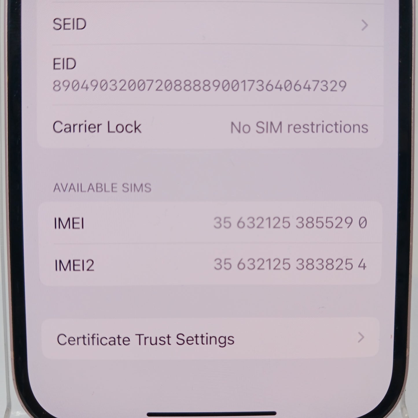 Factory Unlocked Apple iPhone 15 128GB Pink MTLW3LL/A