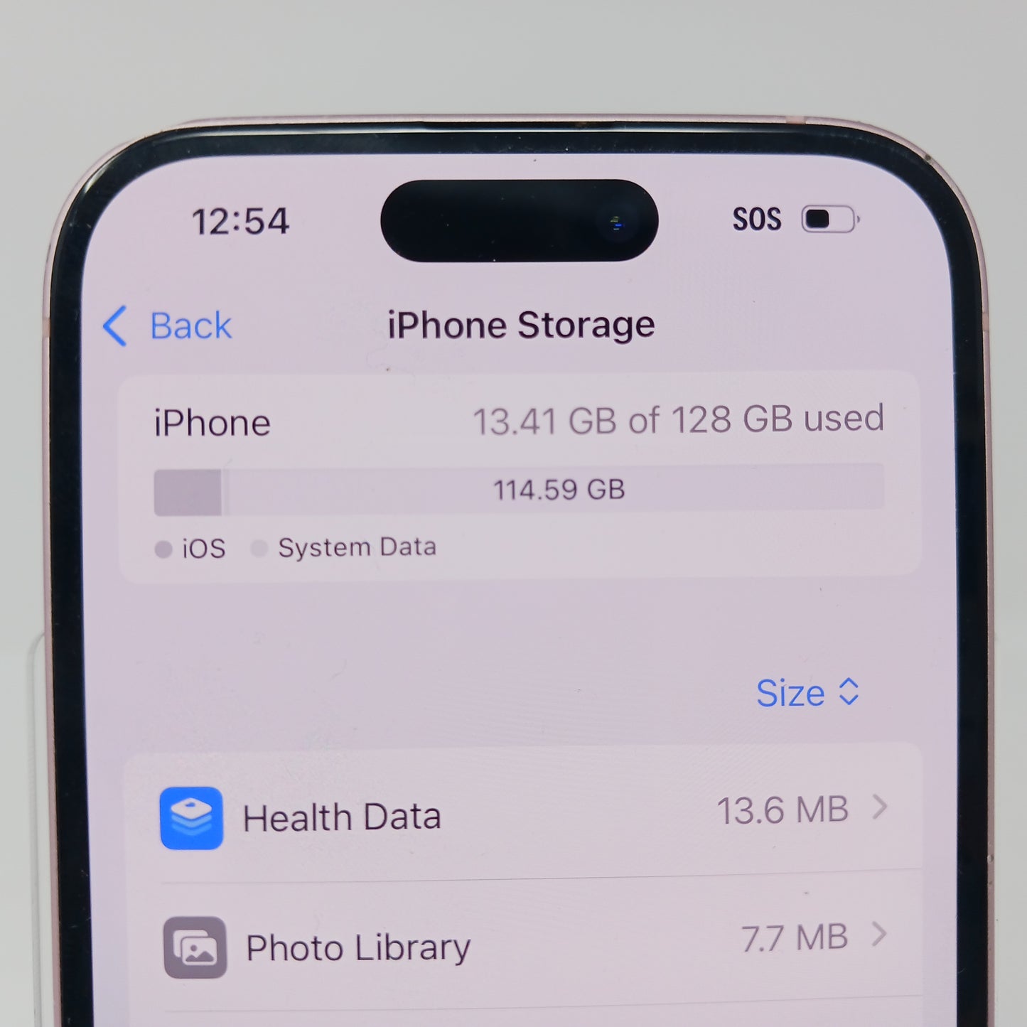 Factory Unlocked Apple iPhone 15 128GB Pink MTLW3LL/A