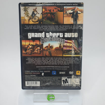 Grand Theft Auto San Andreas (Sony PlayStation 2 PS2, 2004)