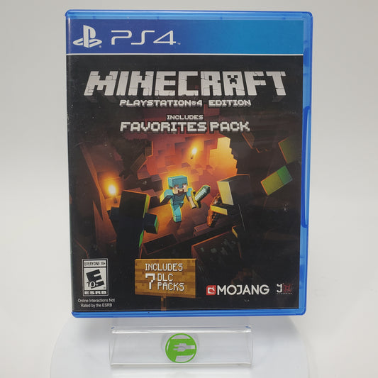 Minecraft Favorites Pack (Sony PlayStation 4 PS4, 2016)