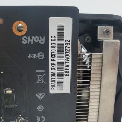 AsRock Phantom GXR RX570 8G OC 8GB GDDR5 Graphics Card 90-GA0F00-00UANF