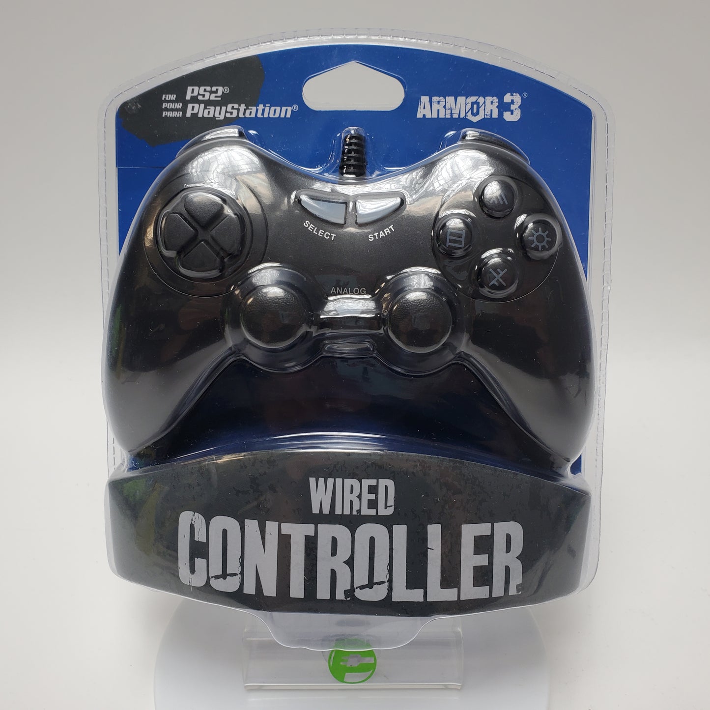 New Armor3 PS2 Wired Controller Black M07358-BK