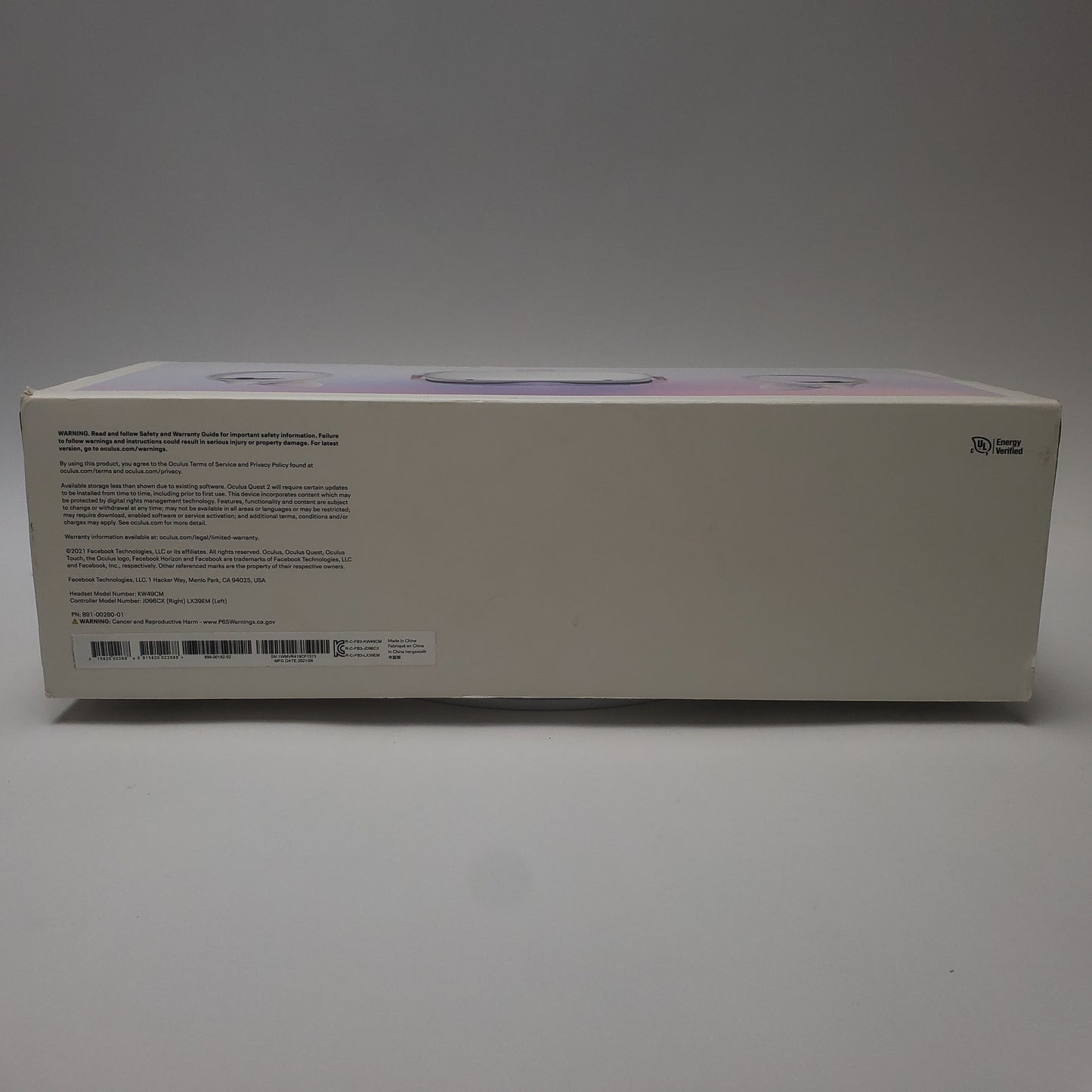 Oculus Quest 2 128GB Standalone All-in-One VR Headset KW49CM