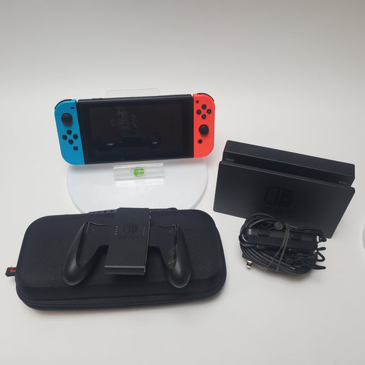 Nintendo Switch v2 Video Game Console HAC-001(-01)  Red/Blue