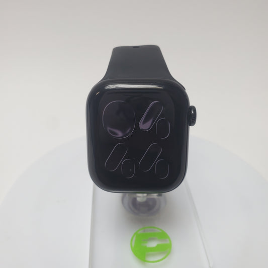 Unlocked Apple Watch Series 10 42MM Jet Black Aluminum Black Sport Band MWX63LW/A