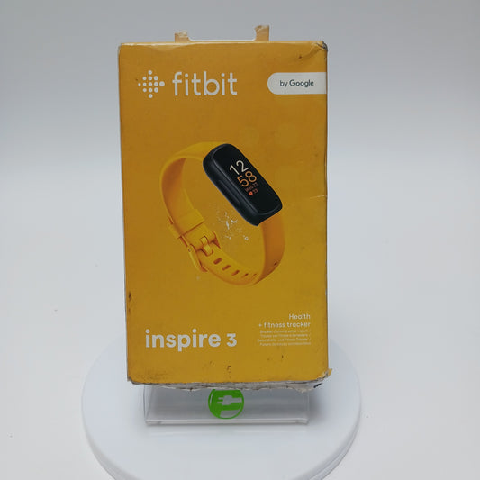 Fitbit Inspire 3 18.6 Activity Tracker Smartwatch Morning Glow FB424BKYW-US