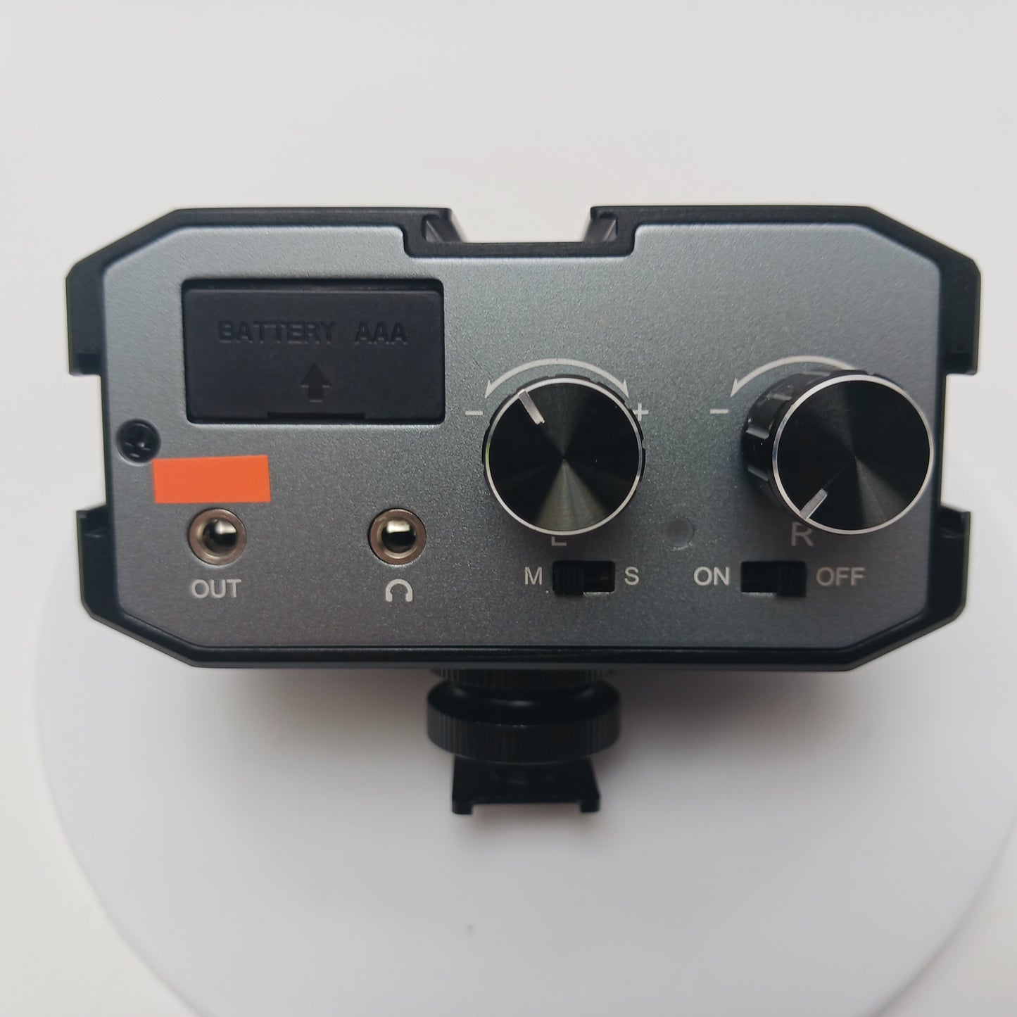 Comica CVM-AX1 DSLR Audio Adapter Dual Channels 3.5mm Port Camera Mixer