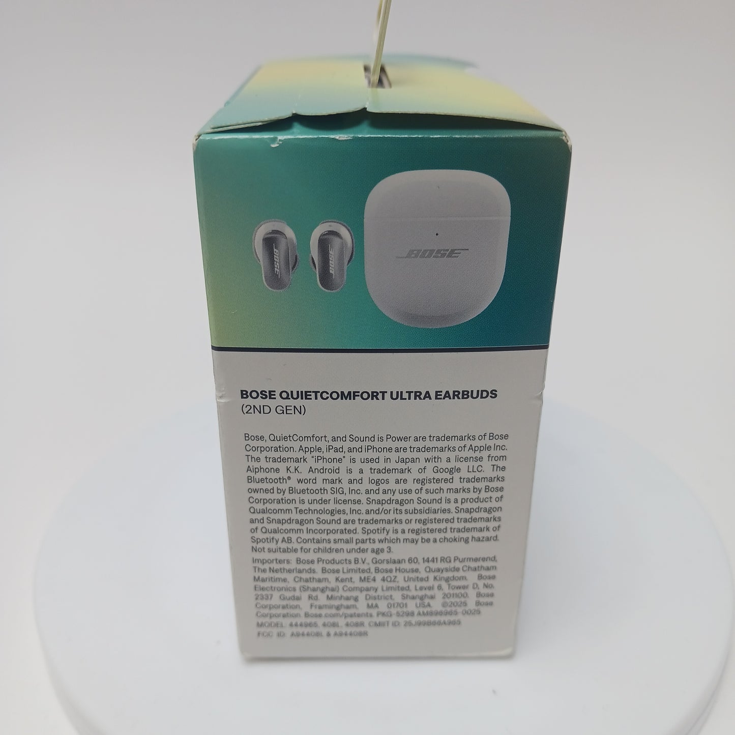 New Bose QuietComfort Ultra Earbuds 2nd In-Ear Bluetooth Earbuds White