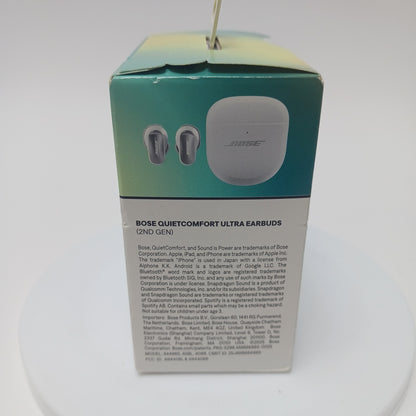 New Bose QuietComfort Ultra Earbuds 2nd In-Ear Bluetooth Earbuds White