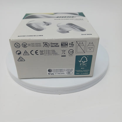 New Bose QuietComfort Ultra Earbuds 2nd In-Ear Bluetooth Earbuds White