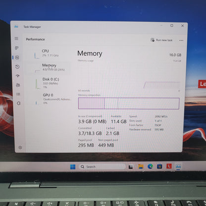 Lenovo ThinkPad X13S GEN 1 13.3" 8cx Gen 3 3.0GHz 16GB RAM 512GB SSD Qualcomm Adreno 8cx Gen 3