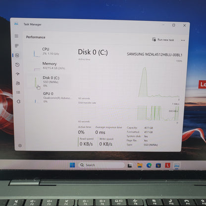 Lenovo ThinkPad X13S GEN 1 13.3" 8cx Gen 3 3.0GHz 16GB RAM 512GB SSD Qualcomm Adreno 8cx Gen 3