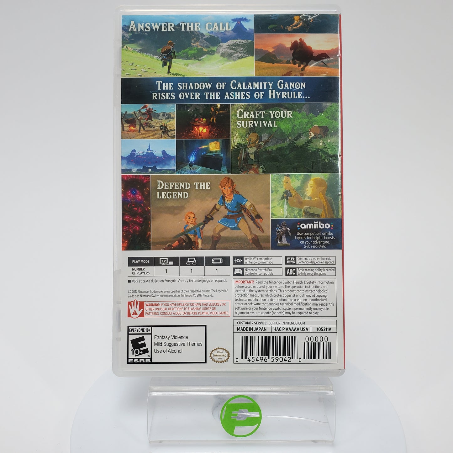 Zelda Breath of the Wild (Nintendo Switch, 2017)