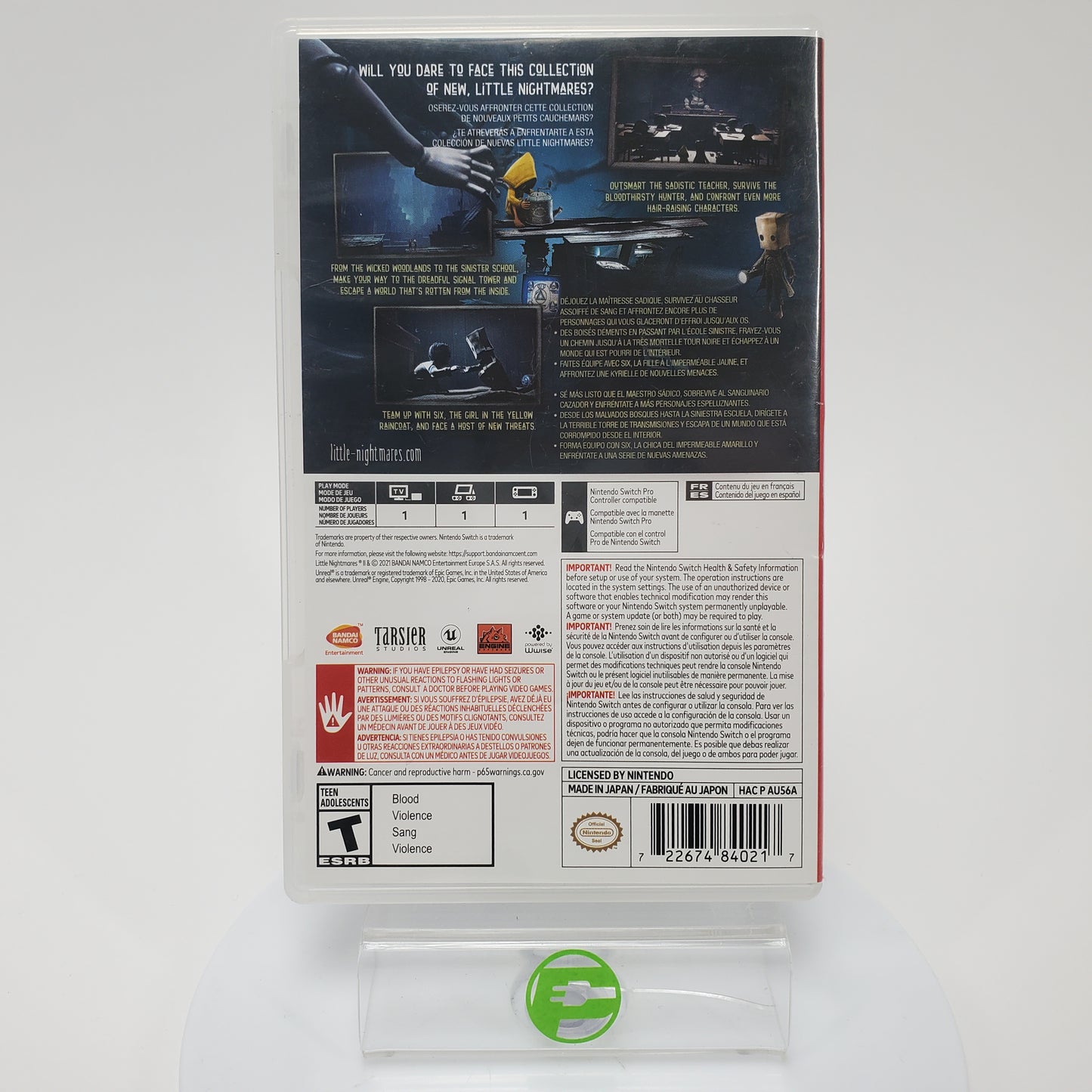 Little Nightmares II (Nintendo Switch, 2021)