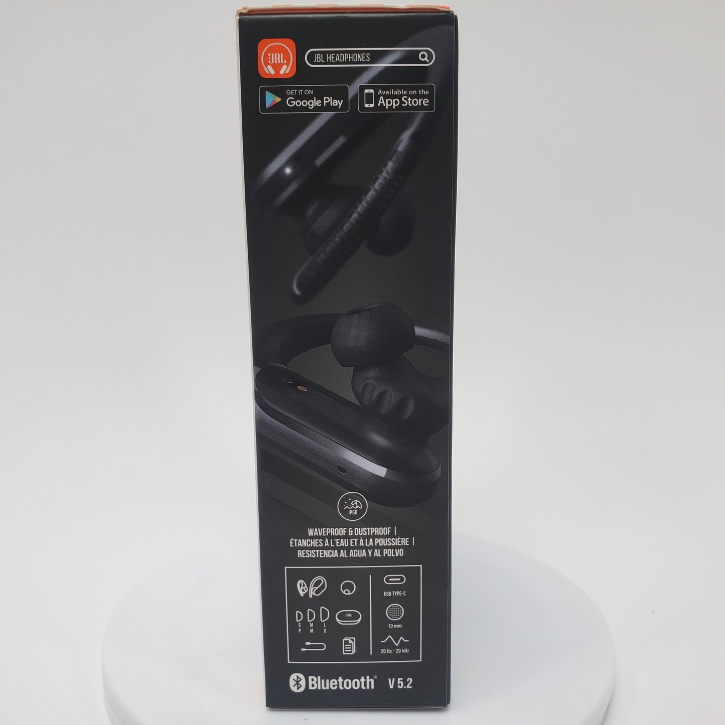 New JBL Endurance Peak 3 Wireless Bluetooth Earbuds Black JBLENDURPEAK3BL