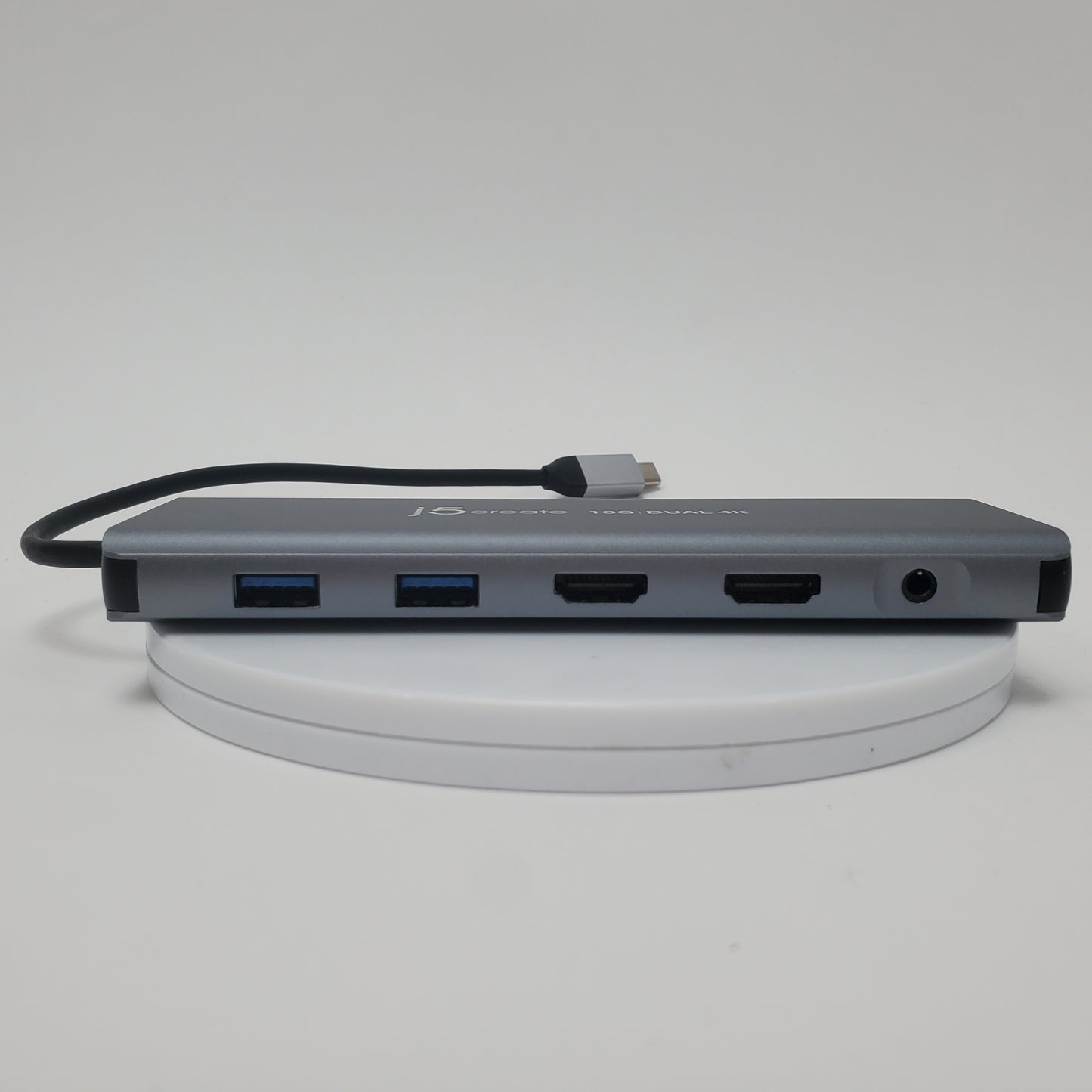 J5 Create USB-C Dual 4K Hdmi 10Gbps Mini Dock JCD398 Grey