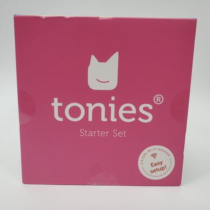 New Tonies Toniebox Audio Player Starter Set with Playtime Puppy Pink
