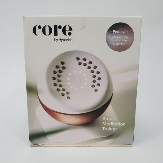 New Hyperice Core Premium Smart Meditation Trainer White
