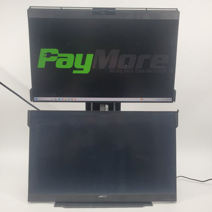 Broken Mobile Pixels Geminos X Dual 24" Stacked Desktop Monitor System (Two Displays) /Broken Hinge