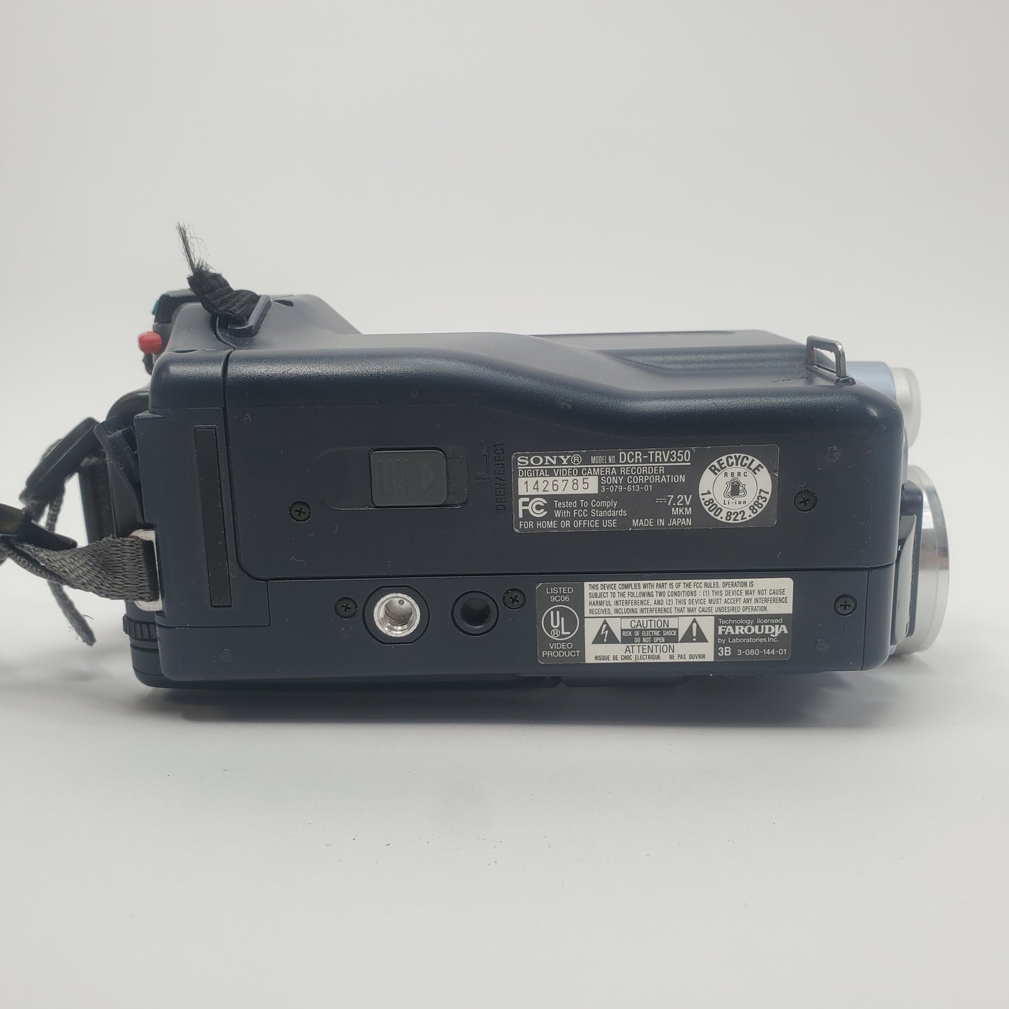 Broken Sony DCR-TRV350 Digital Video Camera Recorder