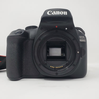 Canon EOS 4000D 18.0MP Digital SLR DSLR Camera w/ Canon EF-S 18-55mm Lens