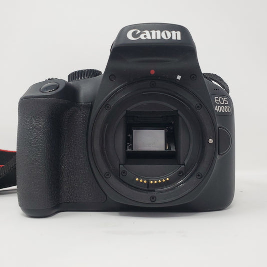 Canon EOS 4000D 18.0MP Digital SLR DSLR Camera w/ Canon EF-S 18-55mm Lens