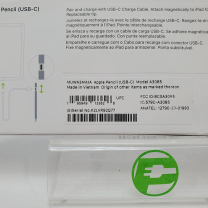 New Apple Pencil USB-C Smart Pencil Stylus White MUWA3AM/A