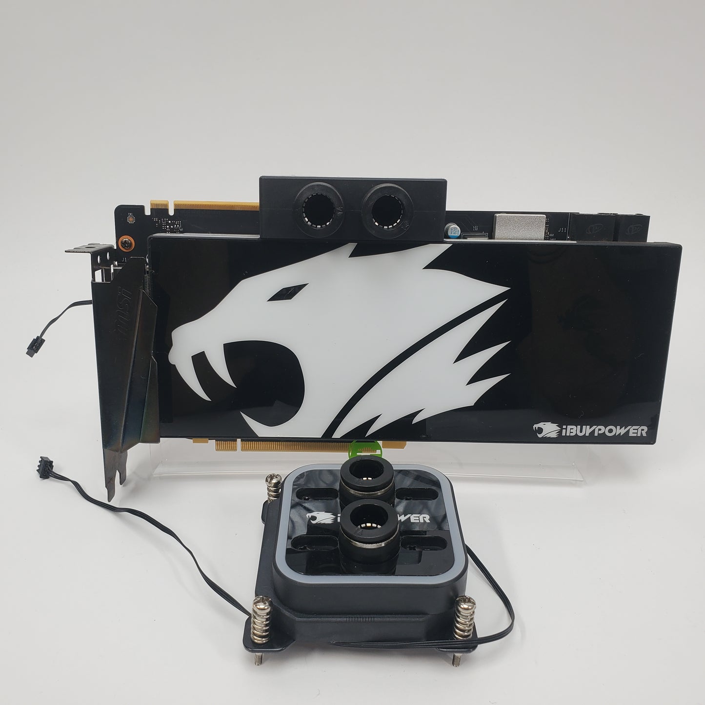 iBUYPOWER NVIDIA GeForce RTX 2080 Super 8GB Liquid Cooled GPU + CPU Water Block