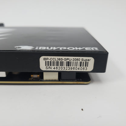 iBUYPOWER NVIDIA GeForce RTX 2080 Super 8GB Liquid Cooled GPU + CPU Water Block