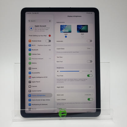 Unlocked Apple iPad Air 5th Gen 64GB Space Gray MM6R3LL/A