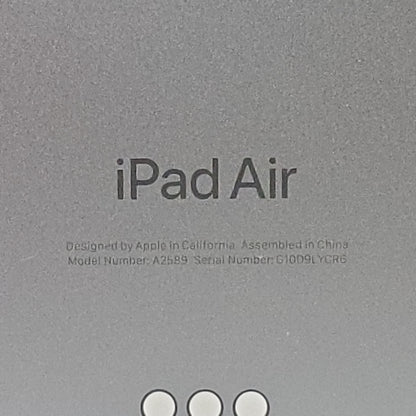 Unlocked Apple iPad Air 5th Gen 64GB Space Gray MM6R3LL/A