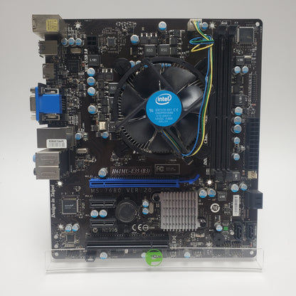 MSi H61MU-E35 (B3) LGA 1155 mATX Intel DDR3 Motherboard Intel w/ Core 17-2600 CPU