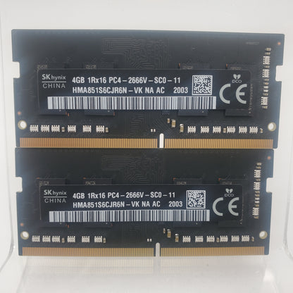 SK Hynix 8GB (2x4GB) RAM DDR4 2666MHz HMA851S6CJR6N-VK