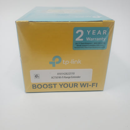 New TP-Link AC750  Dual Band Mesh WiFi Extender RE750C