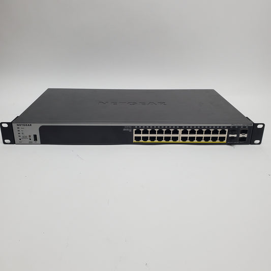 Netgear ProSAFE 24-Port Gogabit PoE+ Smart Managed Pro Switch GS728TPPV2