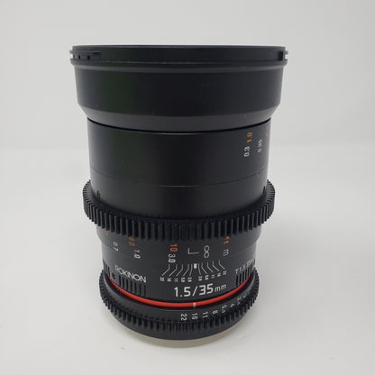 Rokinon 35mm f/1.5 For Canon EF Mount